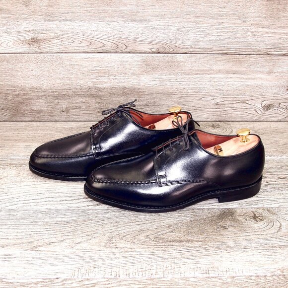 * NIB * $395 Allen Edmonds POWELL Derby 10 D Black * add $15 new Cedar Trees main image 11